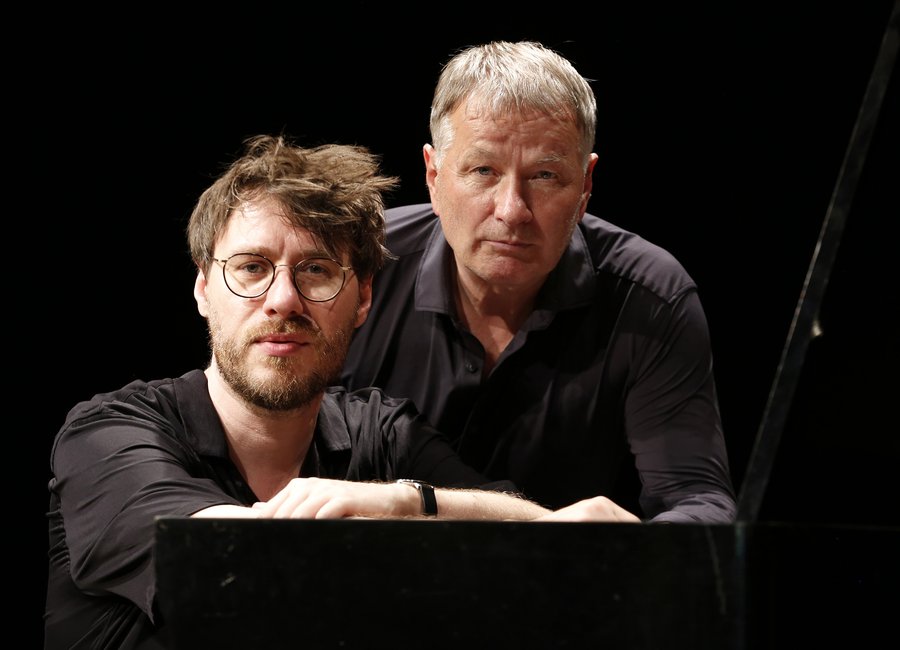 Thomas Rühmann und der Pianist Clemens Christian Poetzsch