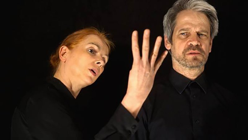 Anette Daugardt und Uwe Neumann in „1984“